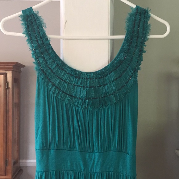 Soprano Teal Hi-lo Maxi Dress - Picture 2 of 4